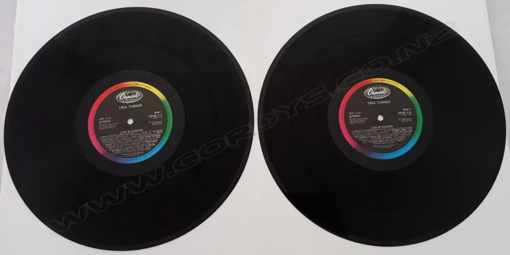 Tina Turner, Tina Live In Europe (Triple album) Image 1++